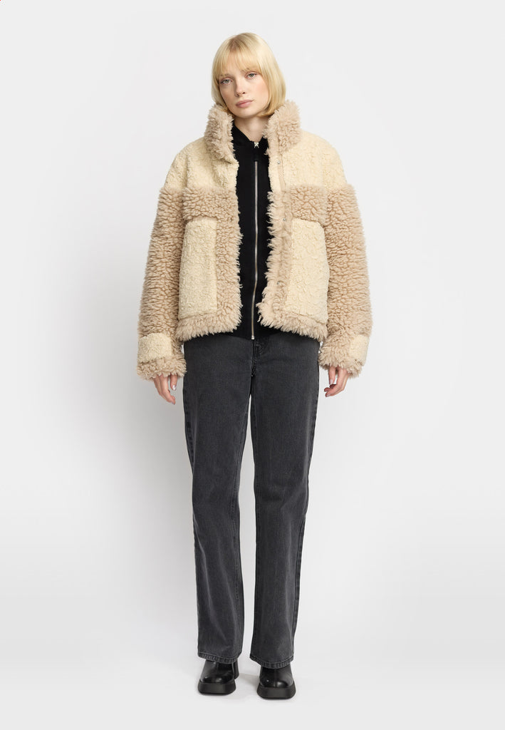 Selfhood Teddy Jacket Teddy Offwhite