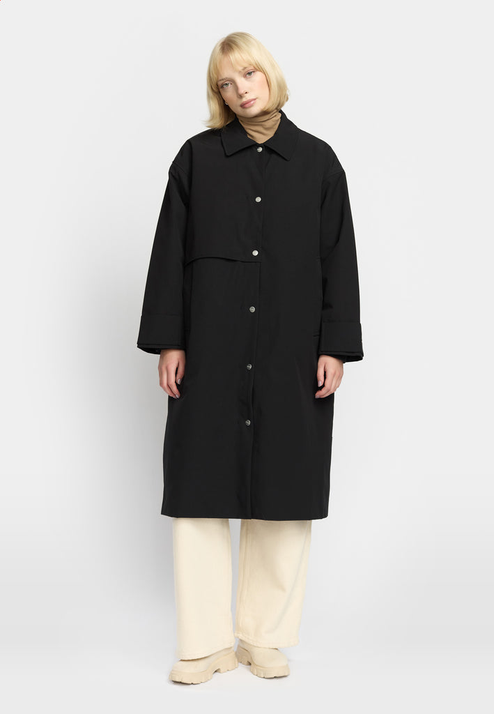 Selfhood Trenchcoat Winter Outerwear Black