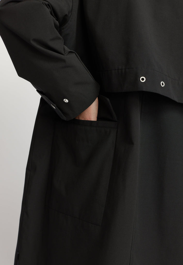 Selfhood Trenchcoat Winter Outerwear Black