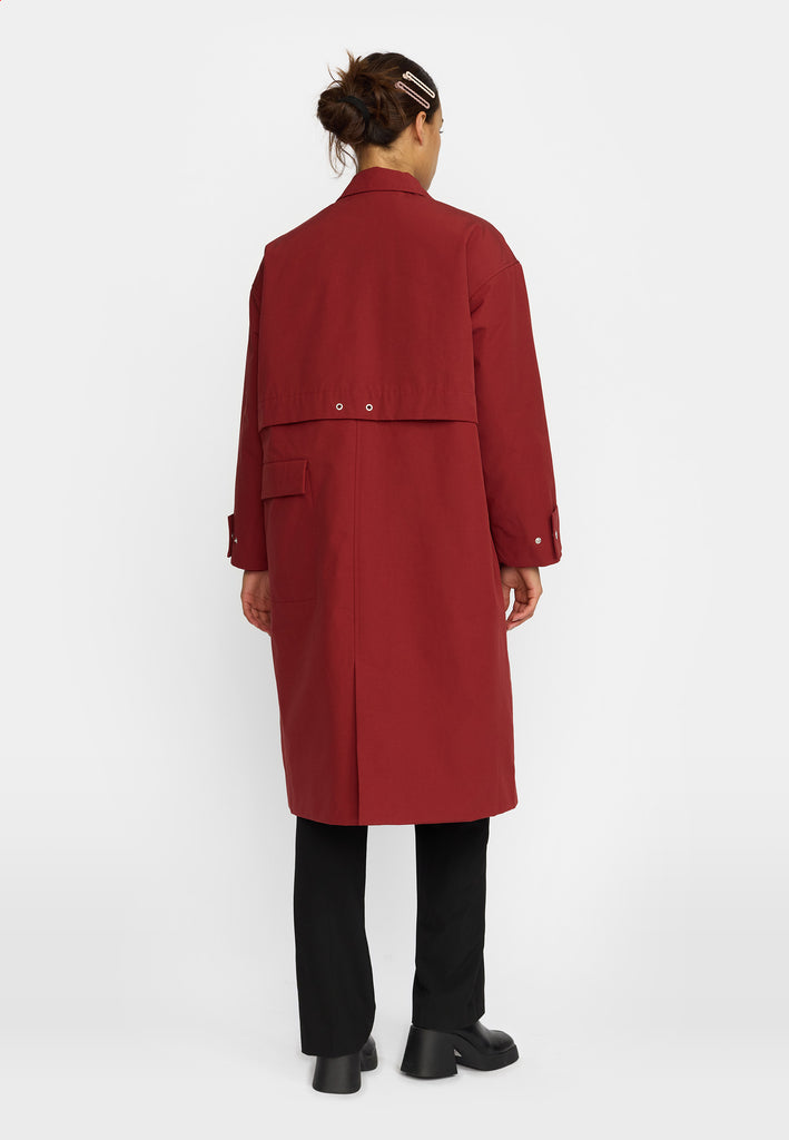 Selfhood Trenchcoat Winter Outerwear Red