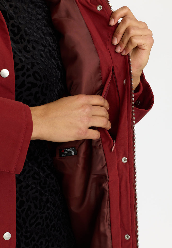 Selfhood Trenchcoat Winter Outerwear Red